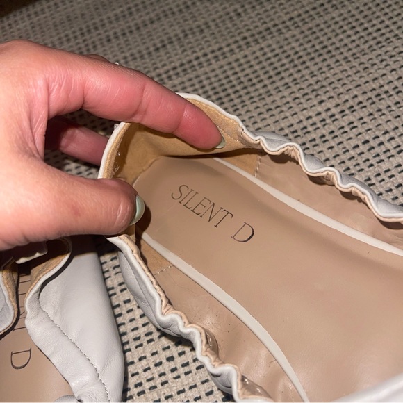 Silent D | Bella Ballet Flat in Oatmilk Leather Size 42 - Picture 5 of 9